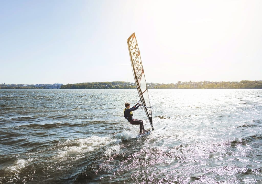 kitesurfing